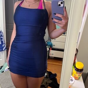 Blue dress